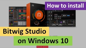 How to Install Bitwig Studio on Windows 10