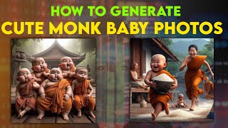 How To Generate Cute Monk Baby Photos | Ai Photo Generator " Just One Click 🔥 screenshot 3
