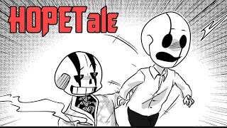 картинка: Санс учит Гастера пикапу (приквел HopeTale)