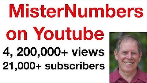 1 minute on how MisterNumbers can help my kids learn basic math???