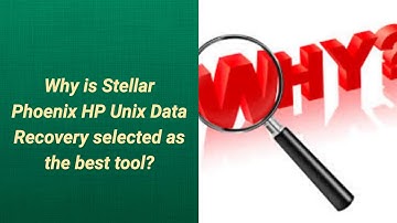 Stellar Phoenix HP UNIX Data Recovery