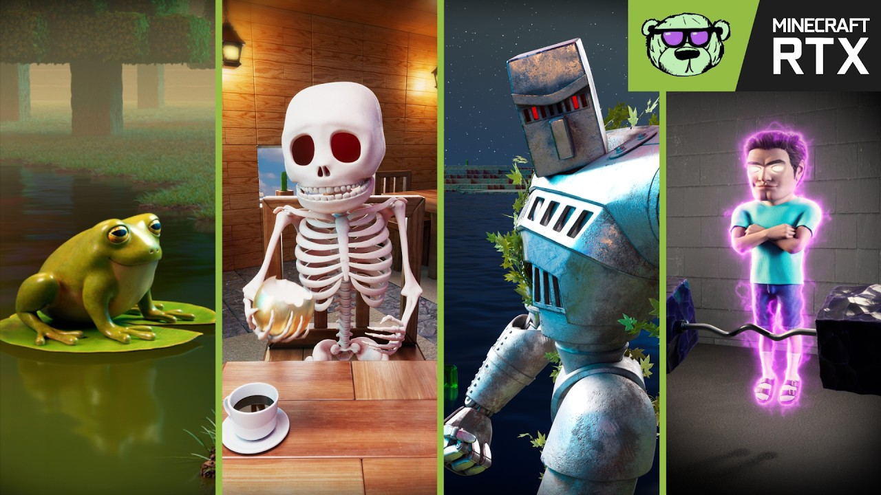 Minecraft RTX: Best of Realistic Minecraft Animations And Behind The ...