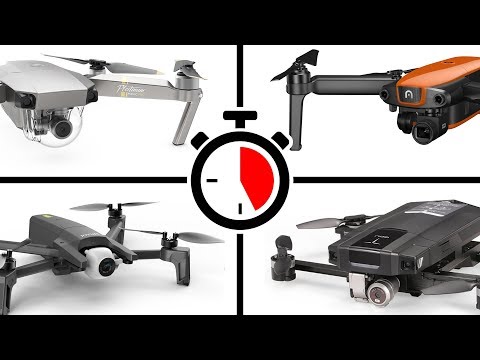 Flight-Time Fight: DJI Mavic vs. Autel EVO vs. GDU O2 vs. Parrot Anafi