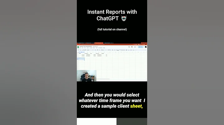 Instant Reports using ChatGPT and Zapier  #chatgpt #zapier