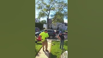 Legend says he never helped with yardwork again 😱😆