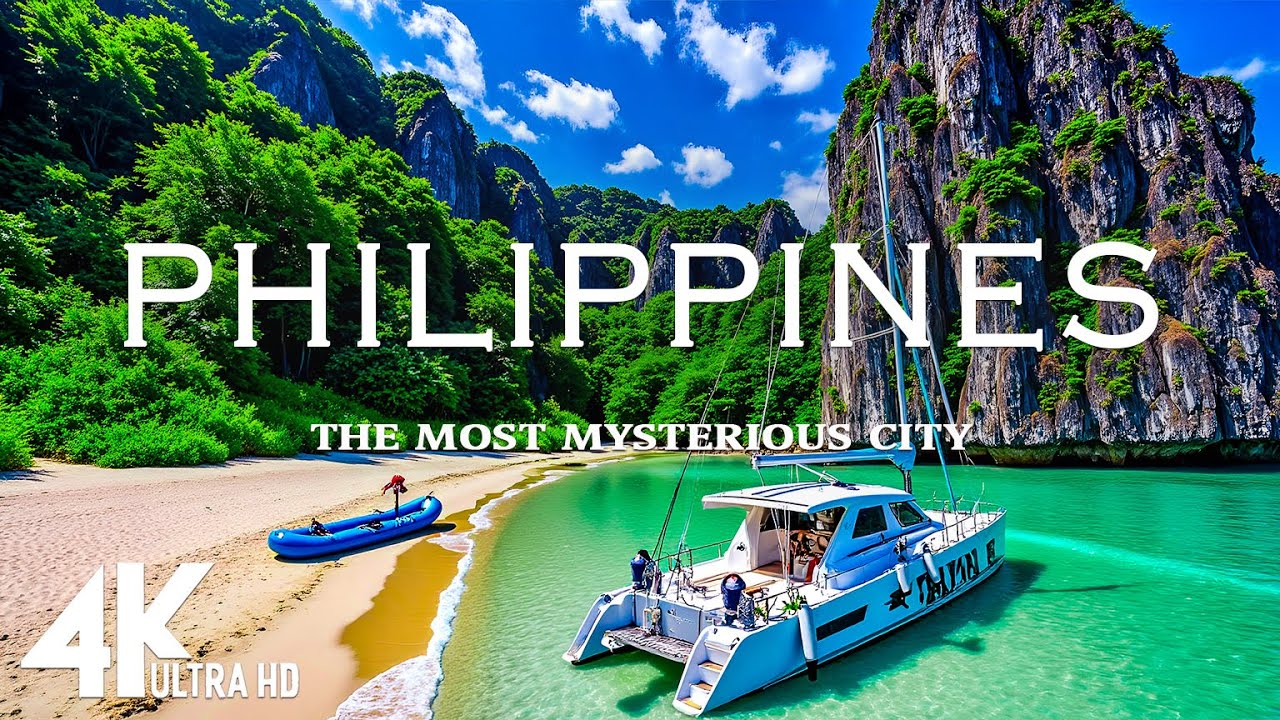 [4K] PHILIPPINES 🇵🇭 – The Islands of Tropical Wonders 🌴 | Scenic Relaxation & Deep House Chill