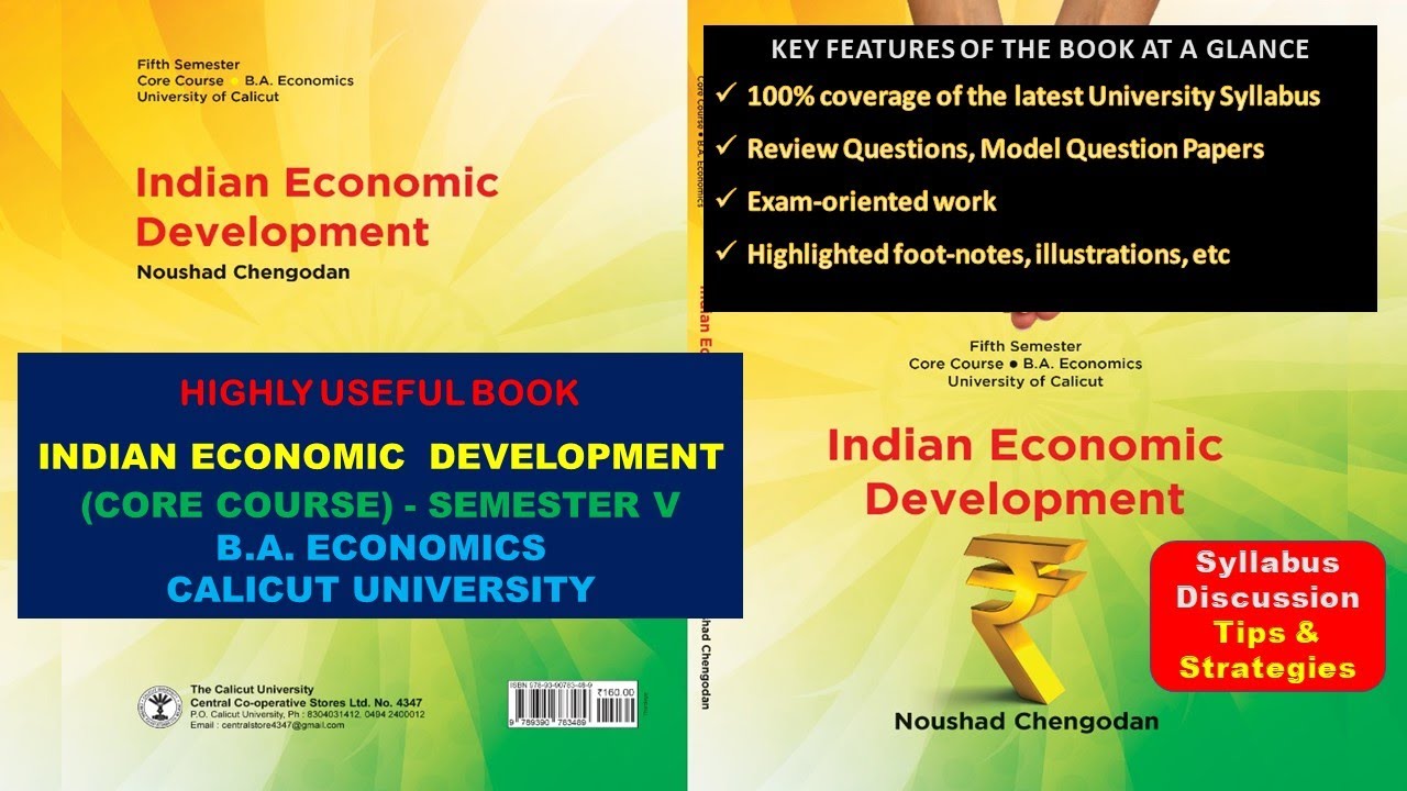 BOOK INDIAN ECONOMIC DEVELOPMENT CORE COURSE V SEMESTER B A book-indian-economic-development-core-course-v-semester-b-a