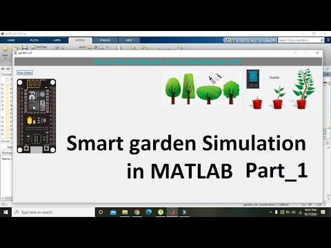 Smart garden simulation
