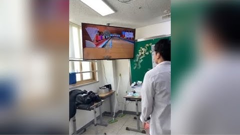 수능 끝난 고3의 교실 풍경