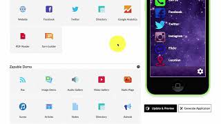 Zapable App build Software with Drag and drop. Has over 30 features included.