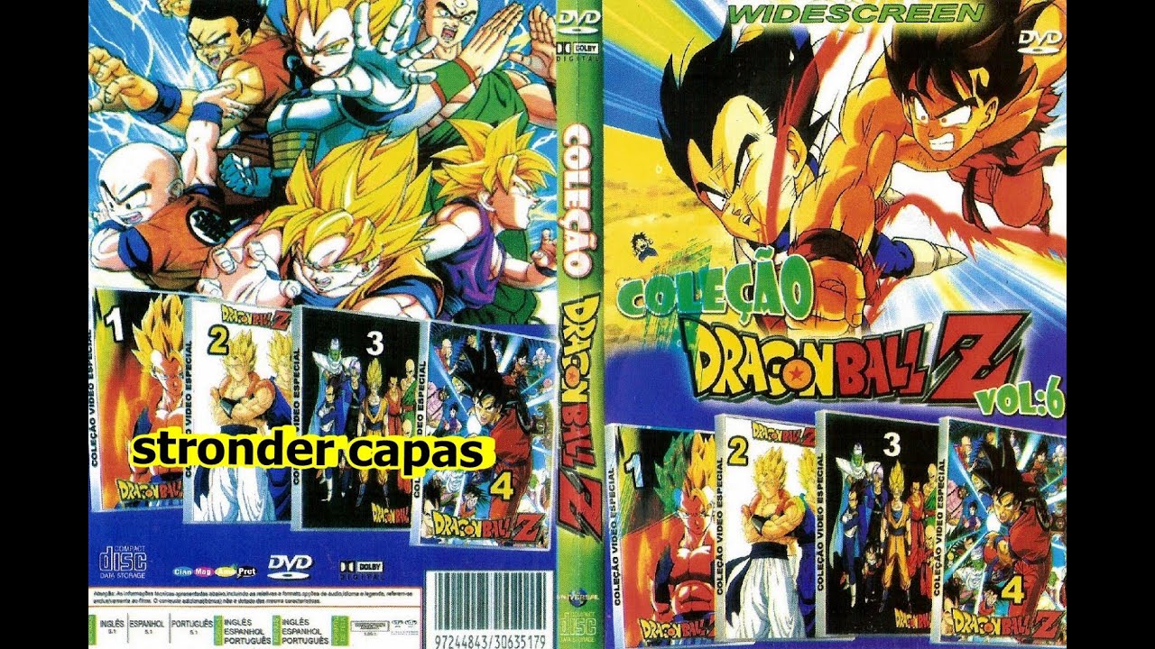 🌠MENU-DVD Especial Dragon Ball z 4 em 1 (episódios)#menudvd6em1