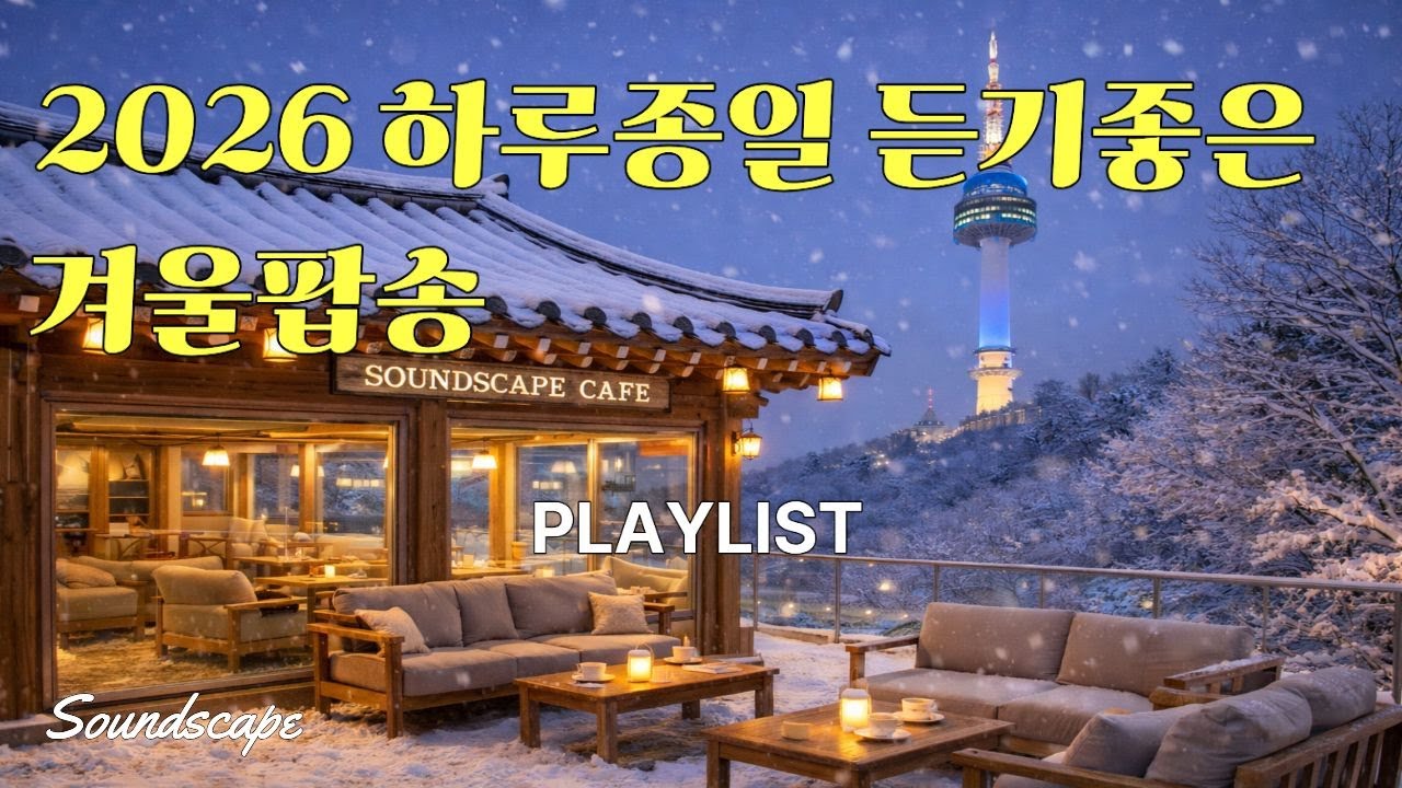 🎧2026 하루종일 듣기좋은 겨울팝송 ☕마음이 편해지는 음악🎼위로가되는 음악#경쾌한음악#힐링음악 #희망노래#카페브금#새해음악#겨울감