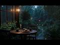 (No Ads) Gentle Rain & Candlelight in a Secret Garden 🌧️🕯️ Relax, Unwind & Drift to Sleep