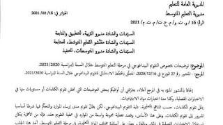 قرار رسمي الوضعية الإدماجية 08 نقاط