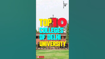 Top Colleges Of Delhi University|| Delhi University Top Colleges #careerwithriwas #delhiuniversity