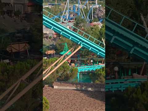 This view of Atlantica #rollercoaster #thrill #europapark #germany #atlantica