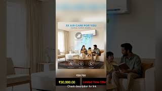 🔥 Midea 1.5Ton 3S,New Star rated, Wi-Fi AI Inverter Split AC(Copper,Convertible Gear 6-in-1, Turbo M