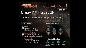Global Event: Strike / Tom Clancy