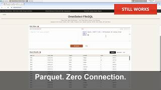 Open a Parquet File Offline, No Python or Spark