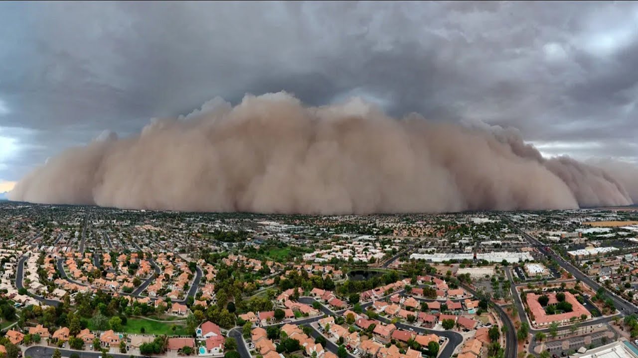 Dust Storm Hits Phoenix Area - Fall-like Cooling For Over 200 Million ...