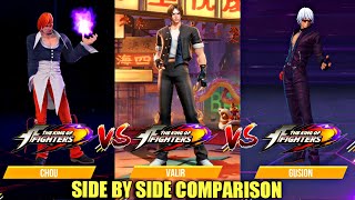 ALL K.O.F SKIN SIDE BY SIDE COMPARISON | MOBILE LEGENDS X KOF