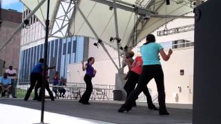 XClaim Dance at Mayor's Block Party at Columbus Commons
