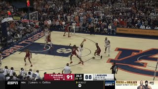 Alabama Vs Auburn Thrilling Ending 2025 College Basketball