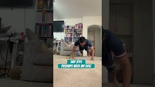 Doing pushups with my dog #pushupchallenge #motivation #positivevibes #cutedog #doglove