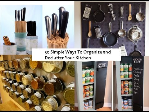 30+ Ways to Declutter Your Kitchen  Home organization, Kitchen  organization, Home diy