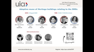 Adaptive Reuse of Heritage Buildings Relating to the SDGs - Webinar