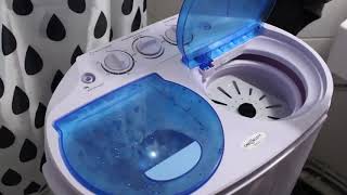 How to use method Wash and dryer clothes in  Mini washing || Mini machine à laver OneConcept||WM TV
