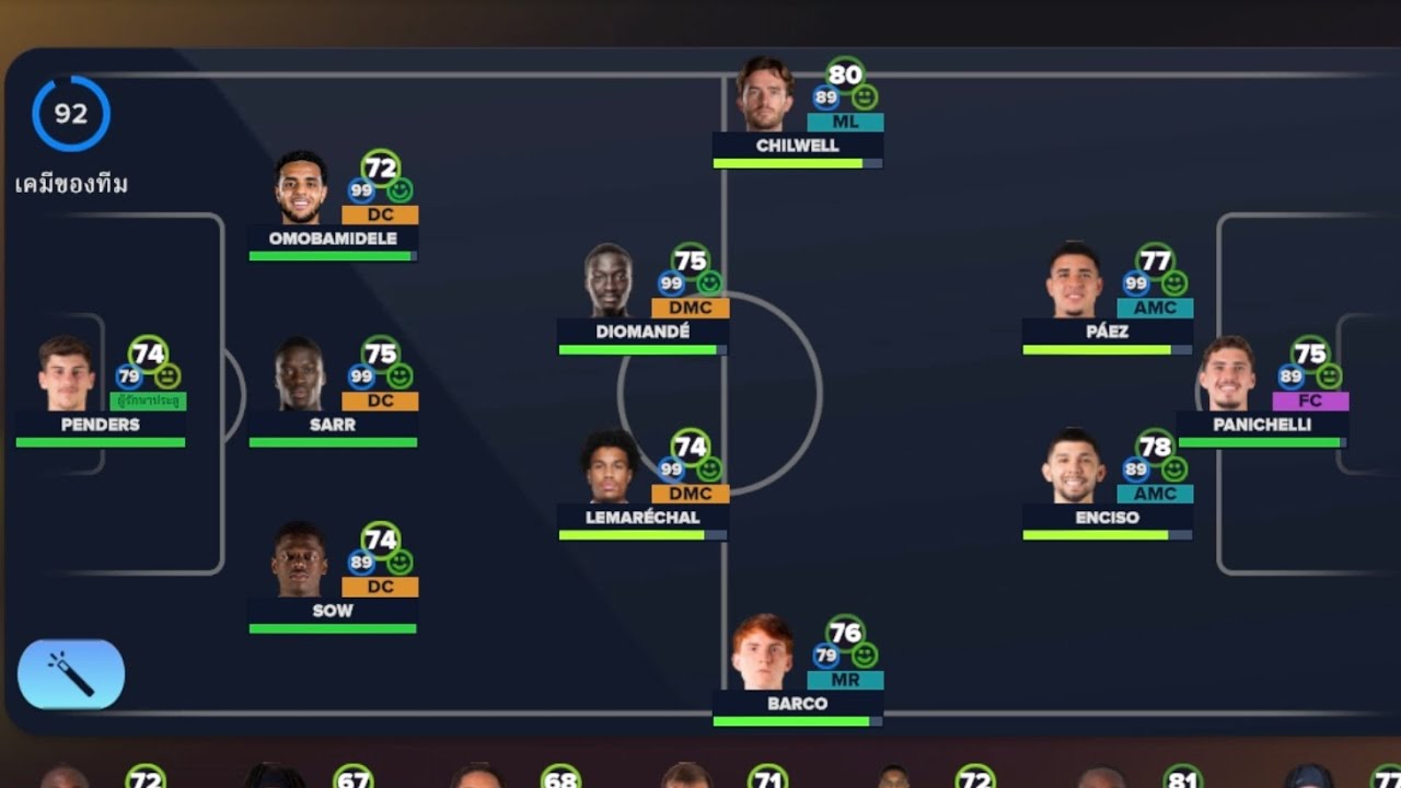 Sm26 ✨️⚽️ The best  tactic 3-4-2-1 ✅️✅️🔥🔥