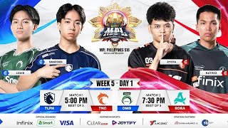 🔴 LIVE | MPL PH S18 | FILIPINO - Week 5 Day 1