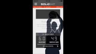 SOLIDshot Basketball Shooting System :: iOS App Setup and Use screenshot 2