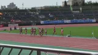 2015　北海道全中　陸上競技　男子1500m　決勝