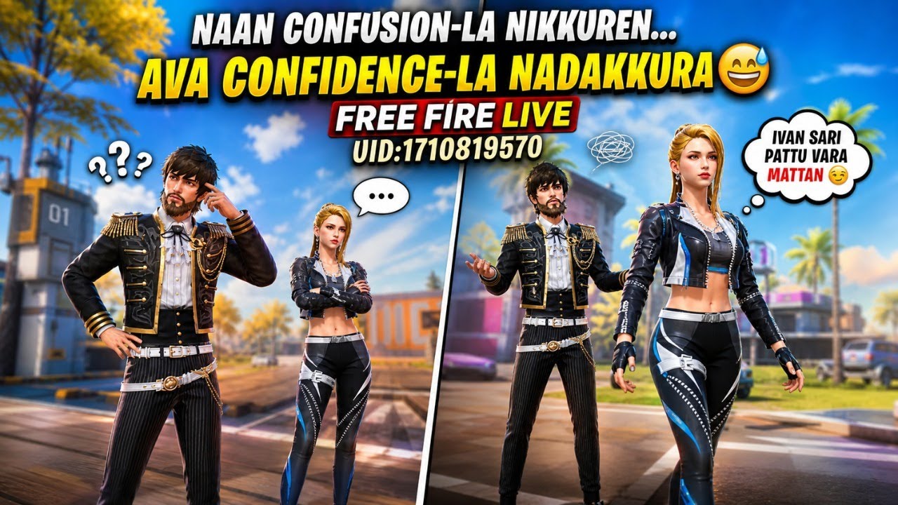 Naan confusion-la nikkuren… Ava confidence-la nadakkura 😅 | Free Fire ...