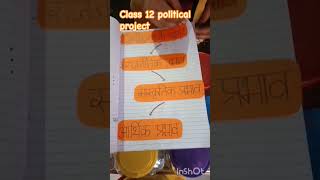 class 12 political science project