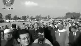 تشييع جثمان الشيخ محمد صديق المنشاوي إلى مثواه الأخير في يوم الجمعة عام-1969