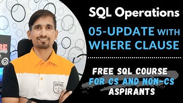 SQL Tutorial for Beginners in Hindi - 05 - UPDATE with WHERE CLAUSE