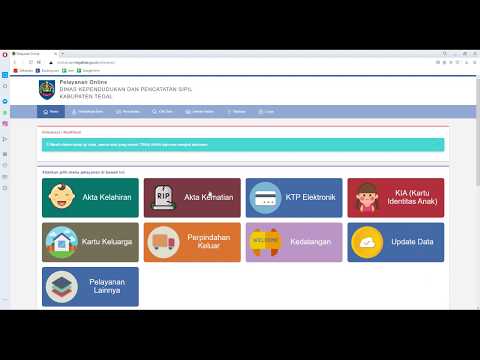 Cara Buat Akun untuk Pelayanan Online Disdukcapil Kab. Tegal