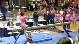 2010 Illinois vs. Michigan State Pink Meet Sarah Schmidt BB.AVI