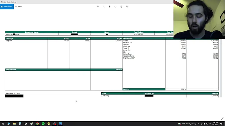 40 Hour Paycheck As A Union Electrician (2022)