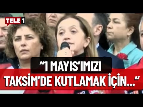 Arzu Çerkezoğlu, elinde karanfil ve AYM kararıyla Taksim çağrısı yaptı!