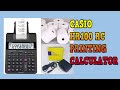 CASIO HR 100RC CALCULATOR - YouTube