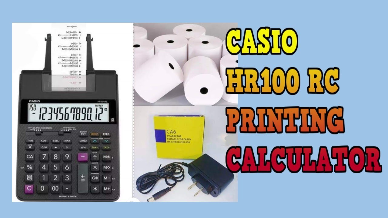 CASIO HR 100RC CALCULATOR -