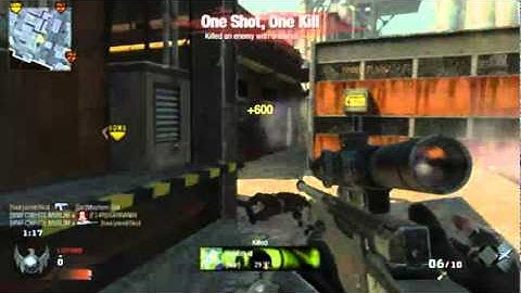 Black ops search and destroy triple kill feed kill cam clutch with a sniper