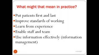1  clinical governance