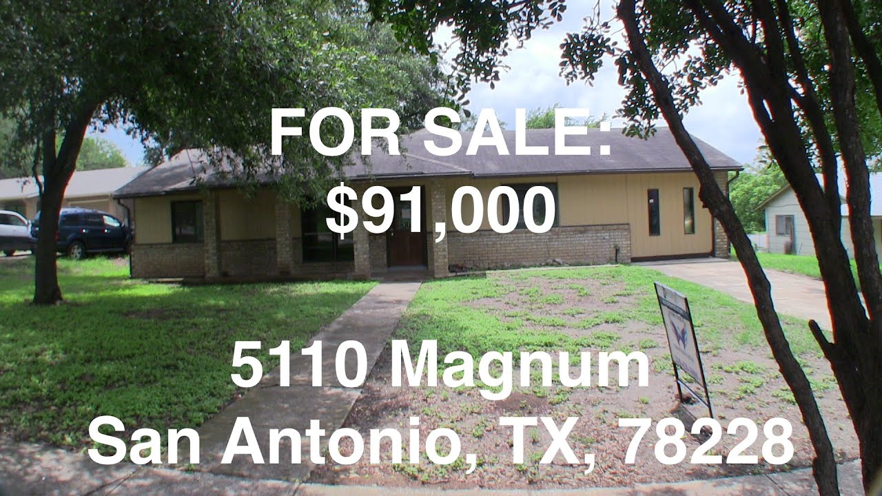 San Antonio HUD Homes HUD King tours 5110 Magnum YouTube