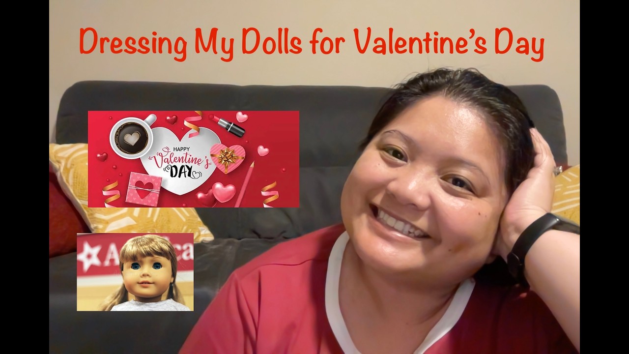 Наряжаю своих кукол American Girl ко Дню святого Валентина!
