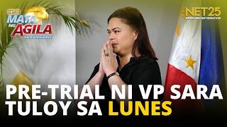 Impeachment pre-trial conference ni VP Sara, tuloy sa Lunes